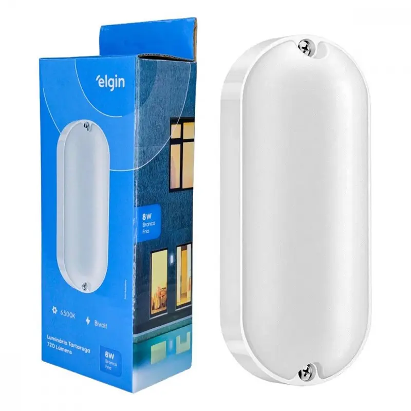 Luminária Elgin Tartaruga 8W Bivolt